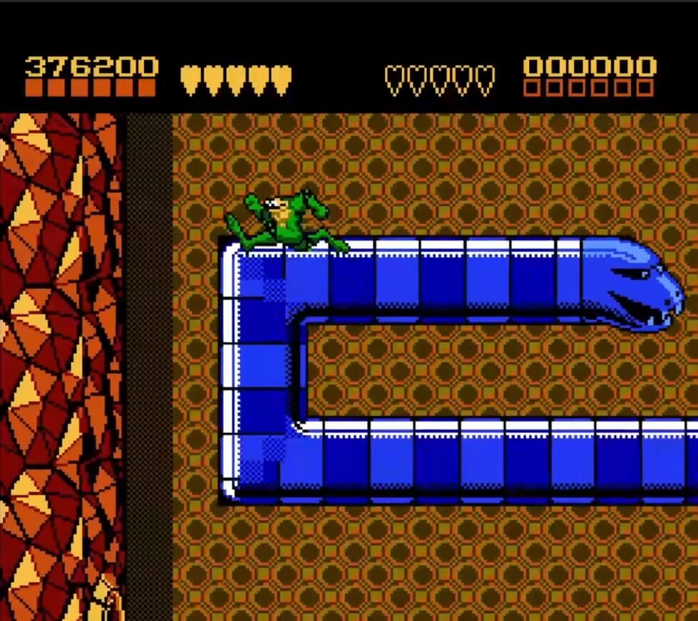 Battletoads - геймплей игры Dendy\NES